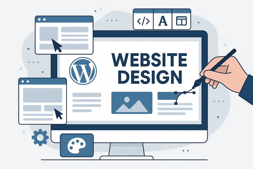 تفاوت طراحی سایت شرکتی و فروشگاهی با وردپرس | راهنمای جامع 2 Website design in wordpress