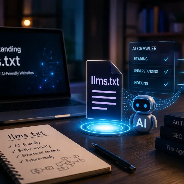 راهنمای جامع فایل llms.txt + آموزش ساخت قدم به قدم